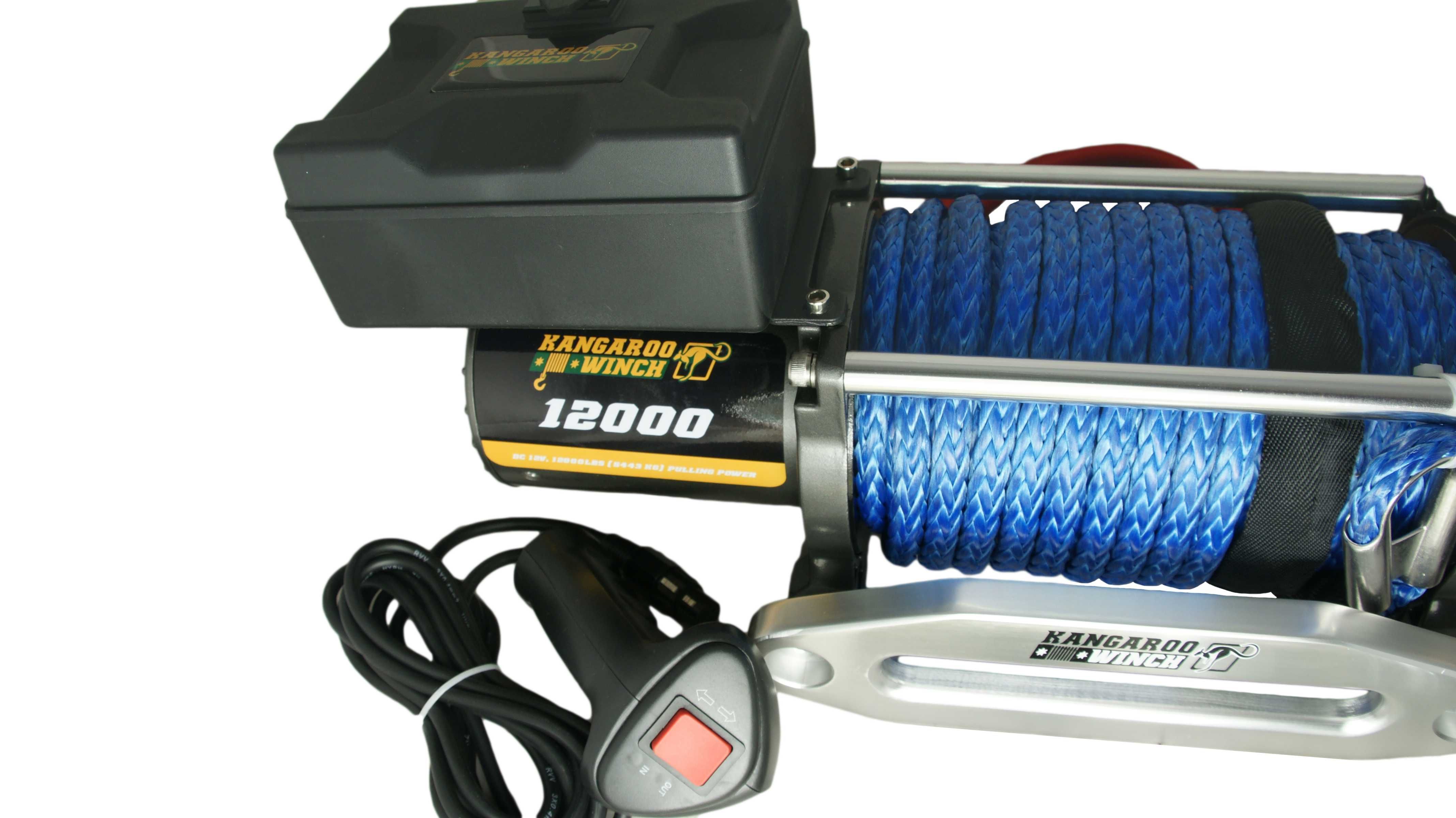 Лебедка KangarooWInch (PowerWinch) K12000 SR със синтетично въже