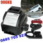 Електрическа лебедка 12v   2000LBS  - 906 кг