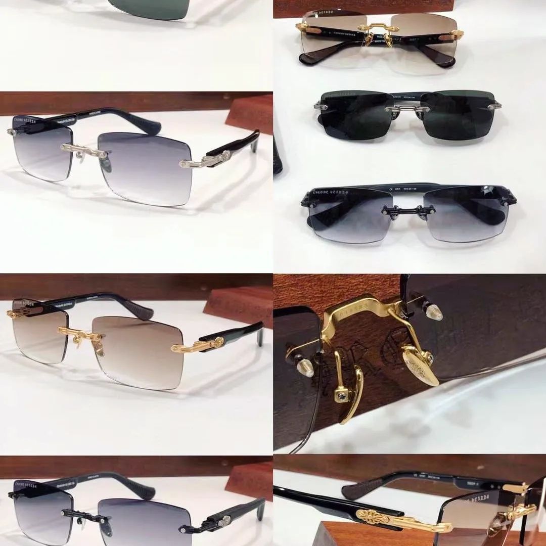 Chrome Hearts DEEP III Gold Sunglasses Deep 3 Слънчеви очила