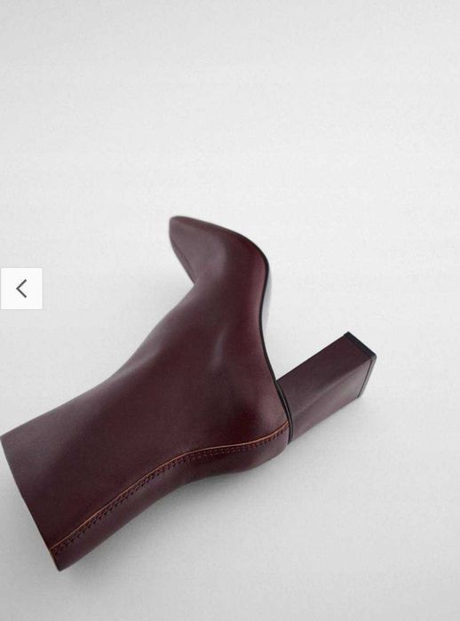 Ботинки кожаные ZARA