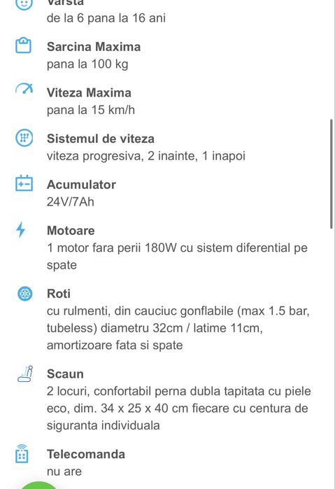 5000 de lei una noua! Masinuta electrica copii.