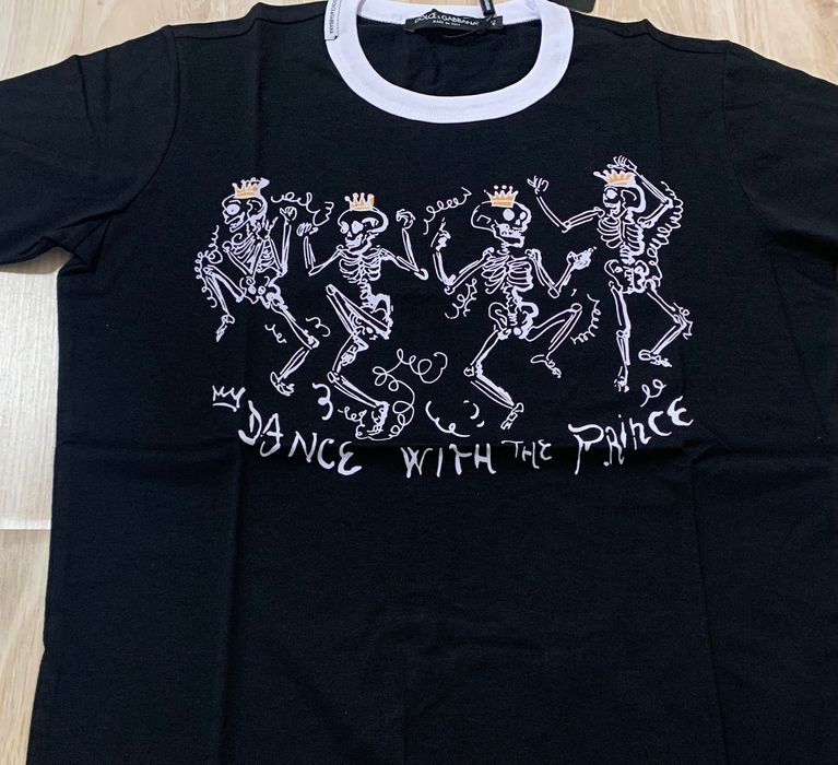 Нови мъжки тениски в четно и бяло Dolce Gabanna