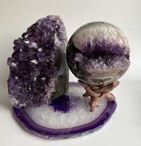 Cristale/Minerale - Ametist Geoda - set pietre semipretioase