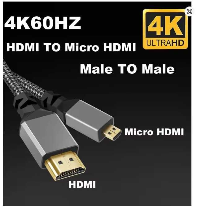 cablu hdmi - micro hdmi 2m nou