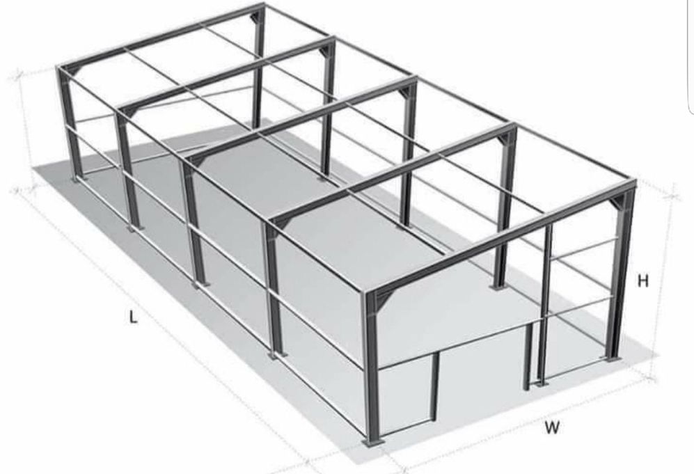 Vând hală metalică 14x25x4 x5 9000 e direct producator