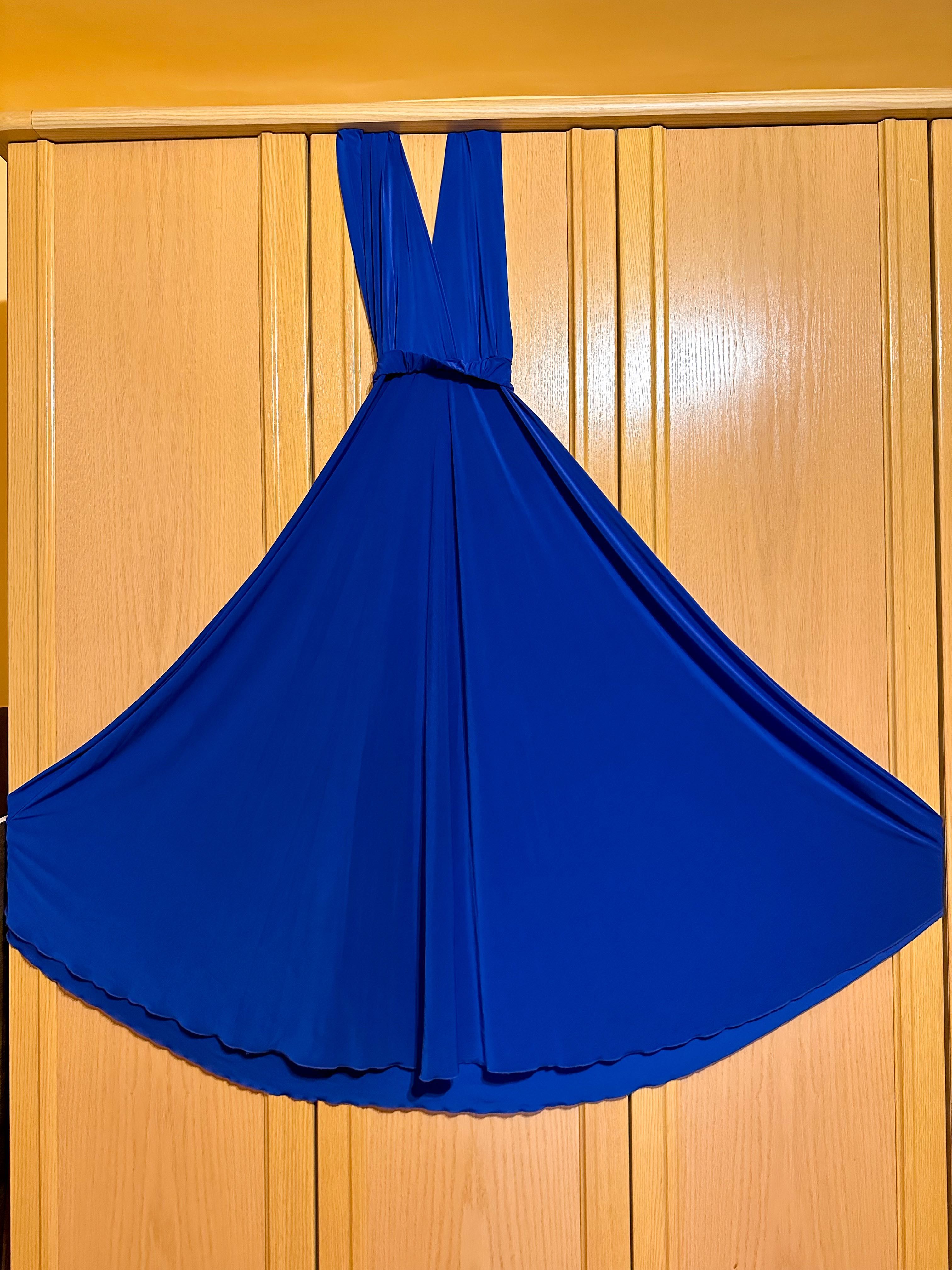 Rochie elegantă, domnișoară de onoare - albastru cerneală