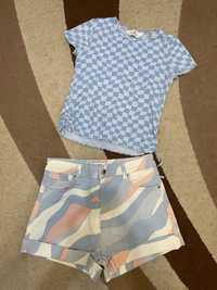 Блузка на H&M и панталонки на Bershka