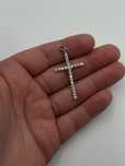 Cruciulita Tip Tenis din Aur de 14 kt cu 1.2 kt Diamante