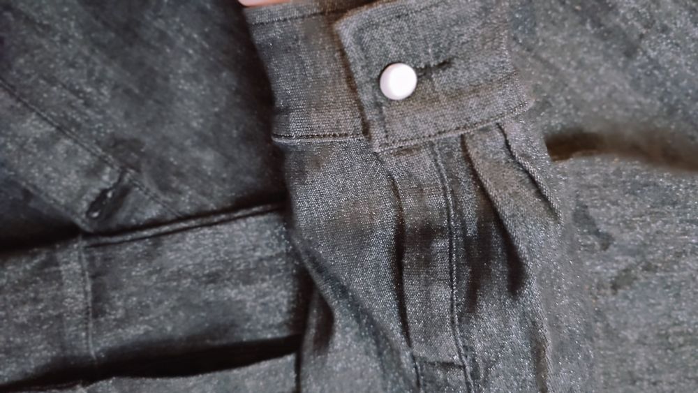 Ново Марково Дамско ХL  Дънково яке /риза ХЛ черен деним