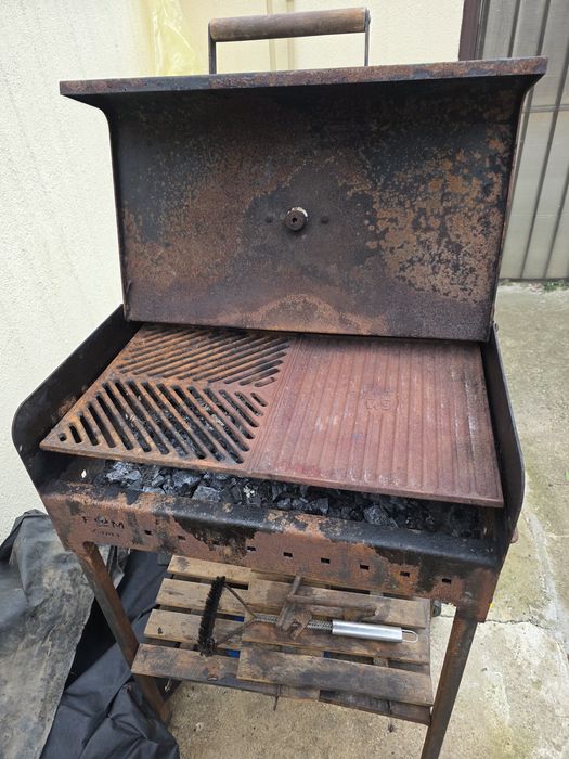 Vand Gratar cu capac exterior FM grill premium cu termometru
