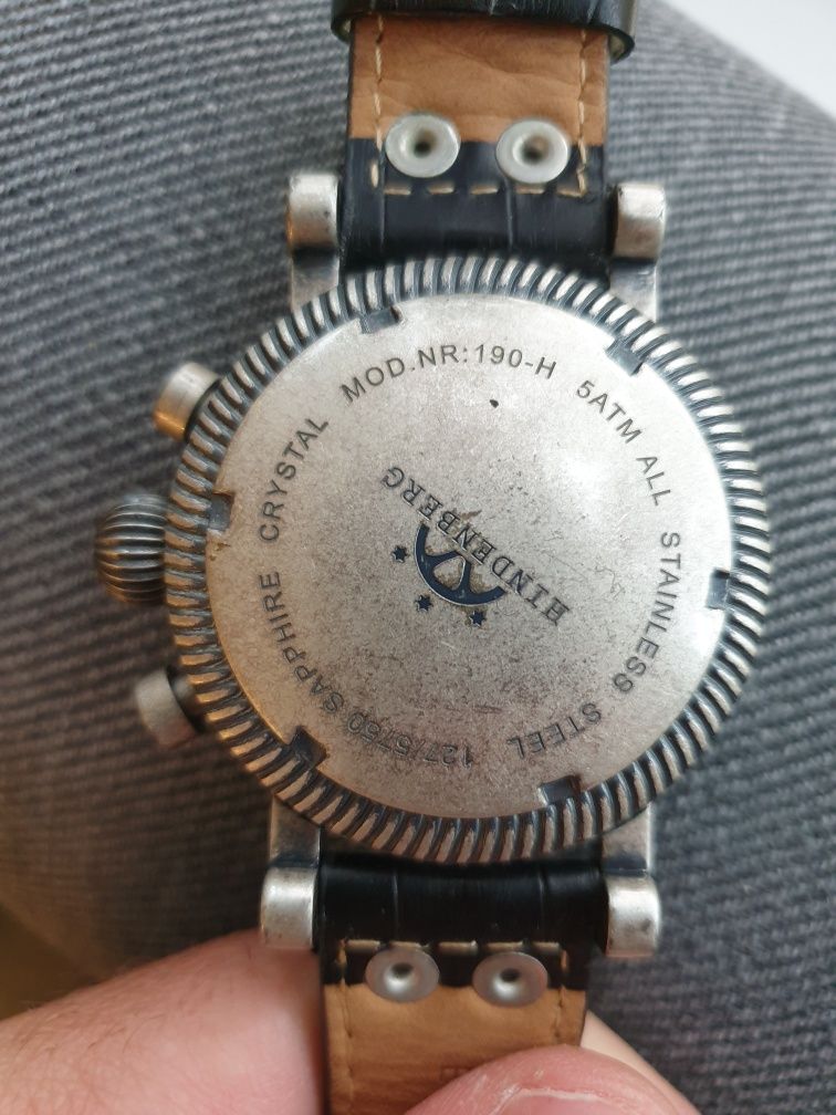 Немски автоматичен часовник Hindenberg Aviator
