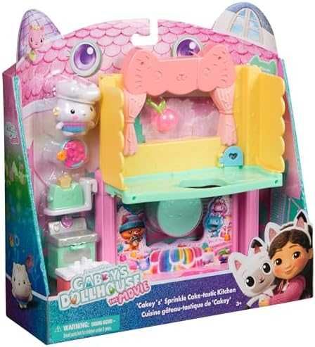 Нова Gabby's Dollhouse Кухня Кейки + Фигурка Аксесоари за Деца играчка