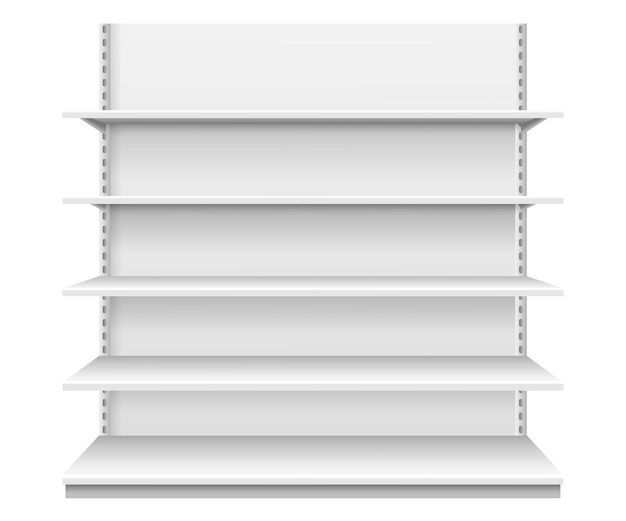 Полки витринные для магазина