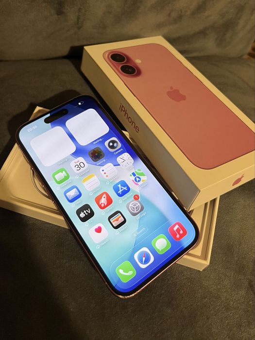Iphone 16 128GB PINK 100% Батерия