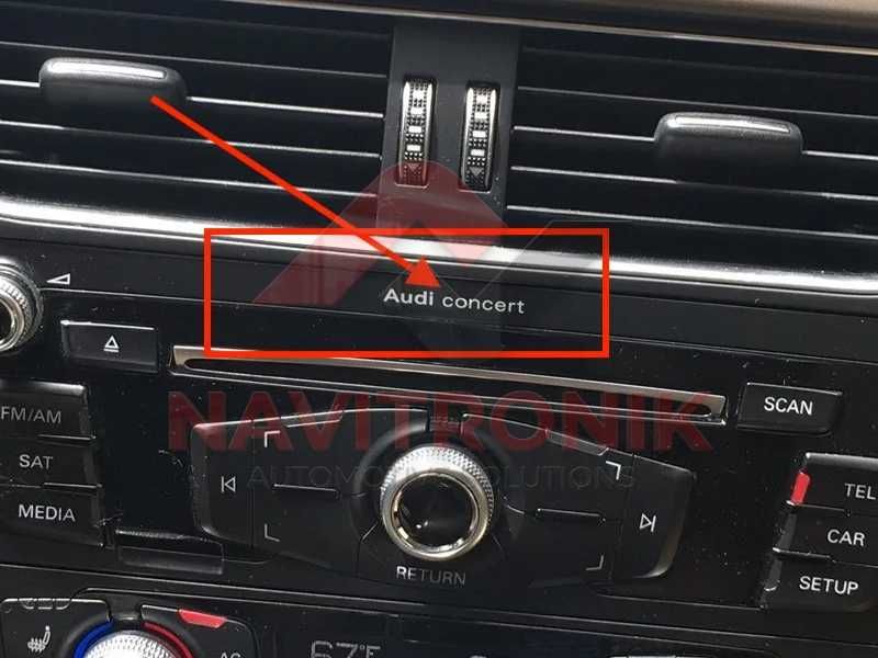 Audi Concert Symphony A4 A5 Q5 Wireless Apple Carplay & Android Auto