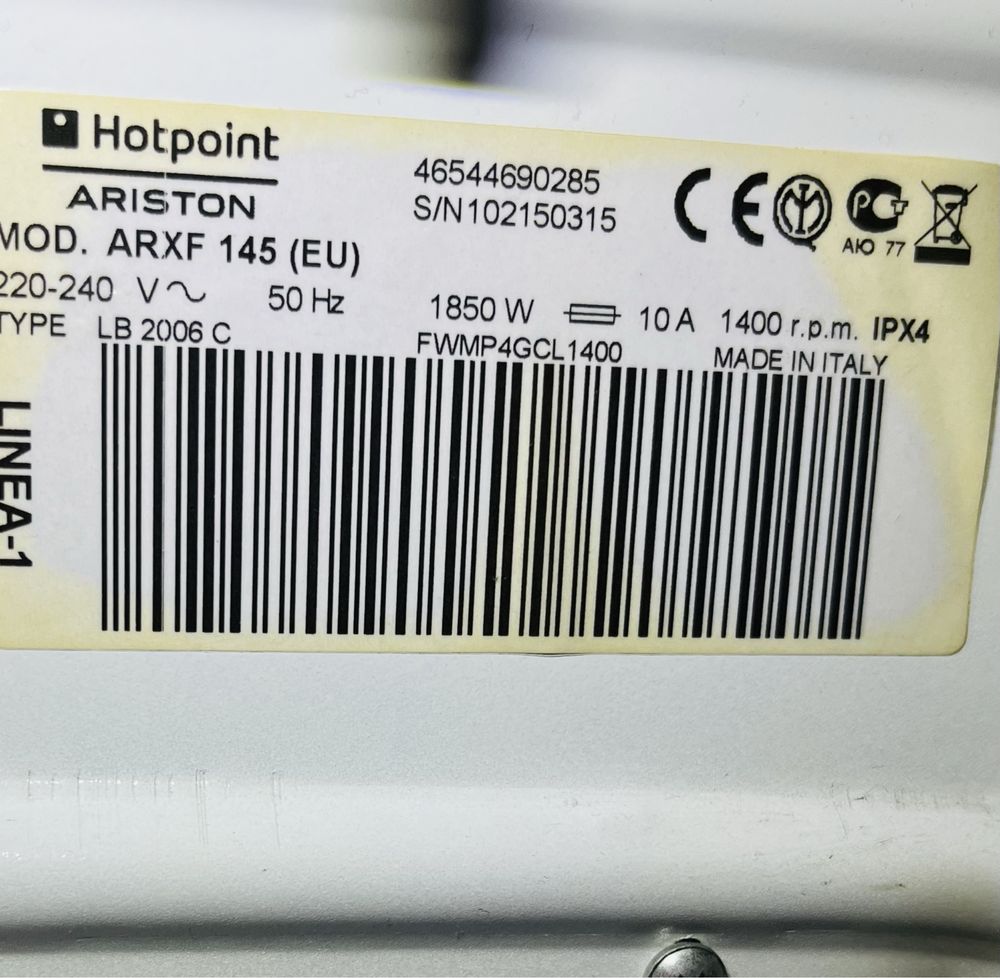 Mașină de spălat rufe Ariston Hotpoint Arxf145 eu