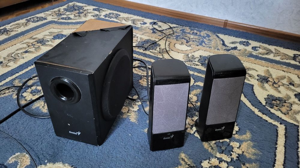 Колонки Genius с бассом