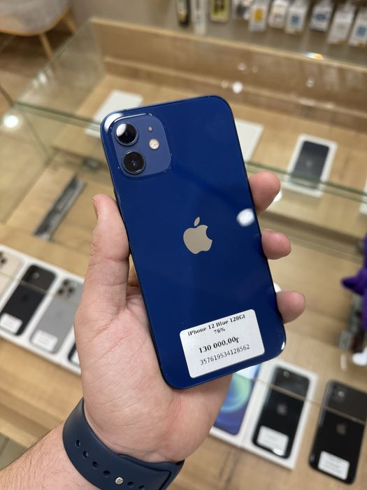 iPhone 12 Blue 128GB 76%