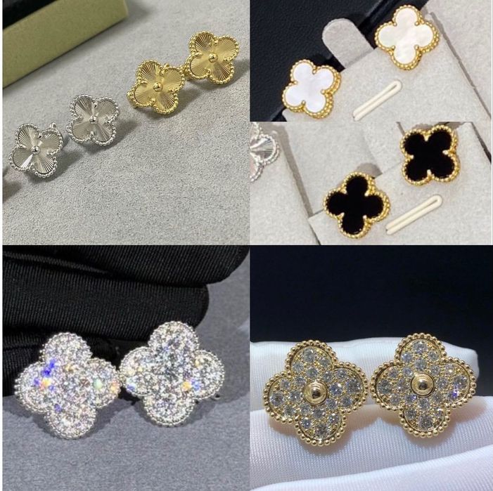 Van Cleef & Arpels позлатени обици