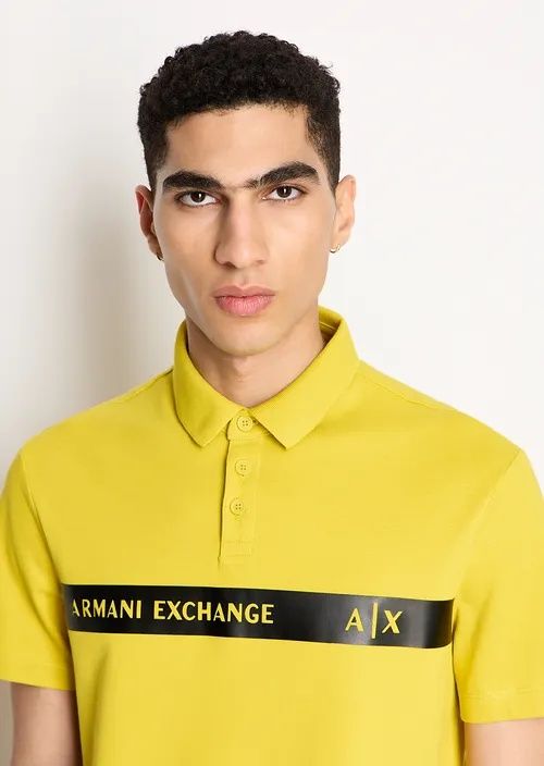 Мъжка поло тениска Armani Exchange Logo Polo T-shirt