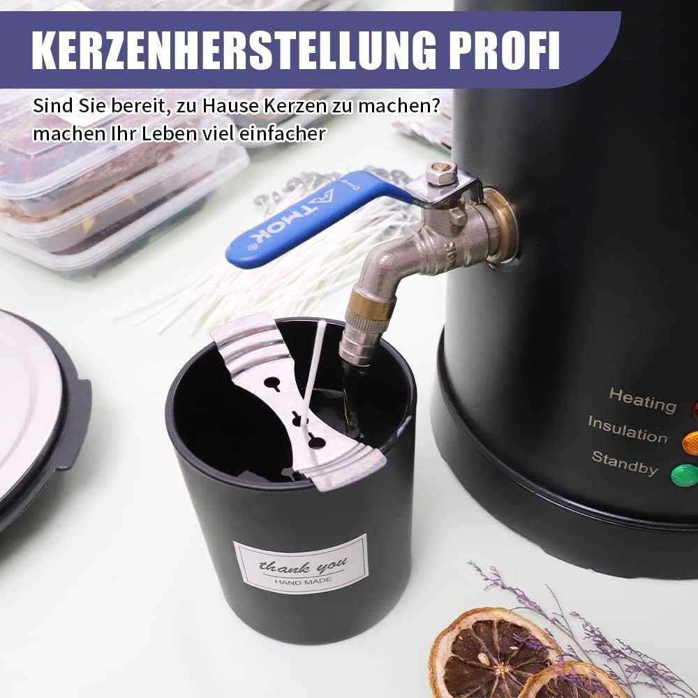 Уред/топилка за восък TOAUTO WMF-5L Candle Making Kit,Гаранция