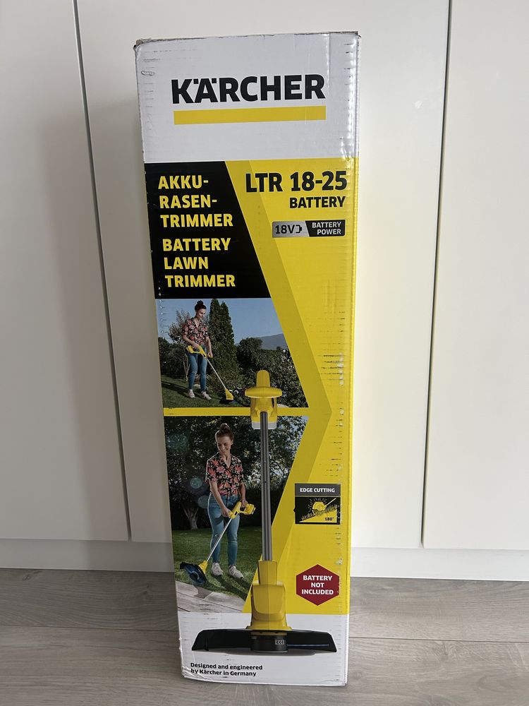 Trimmer KARCHER pentru gazon cu acumulator