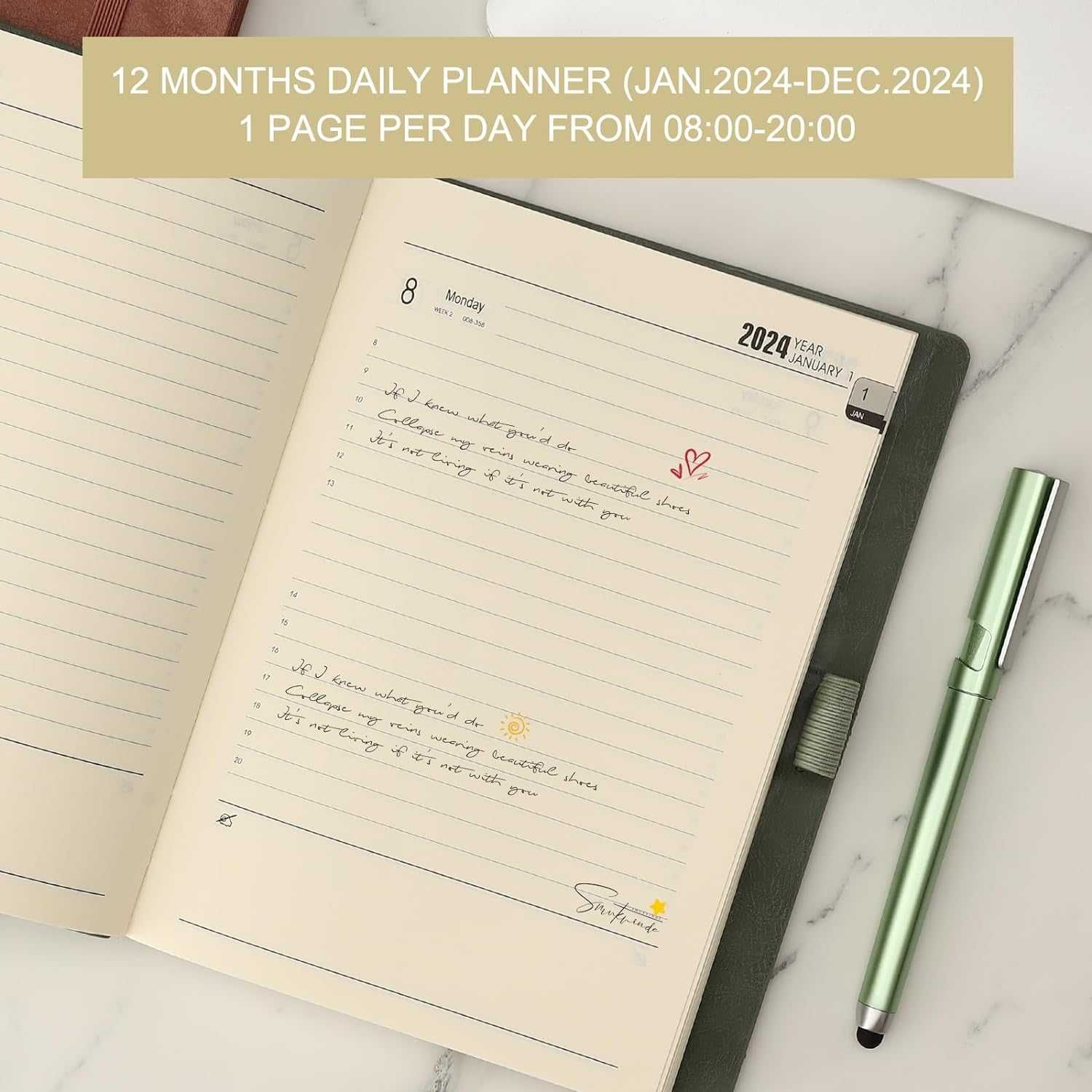 Академичен дневник 2024, А5 Дневник  по дни на страница