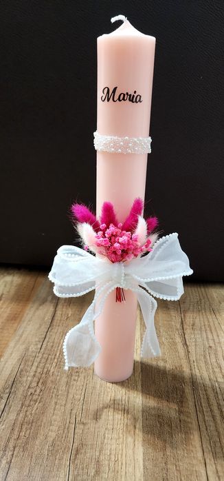 Lumanare botez fetita