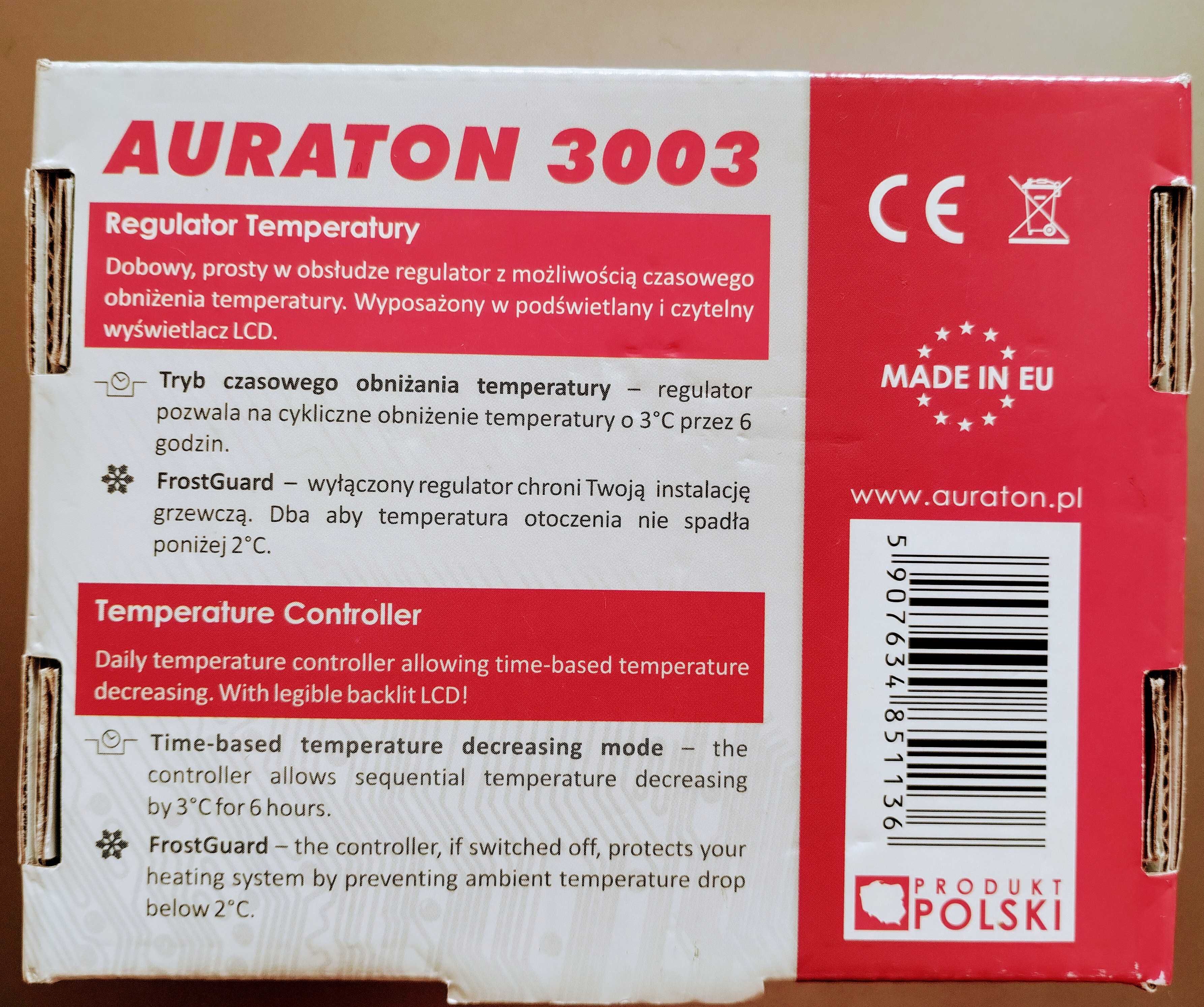Termostat Auraton 3003 cu fir