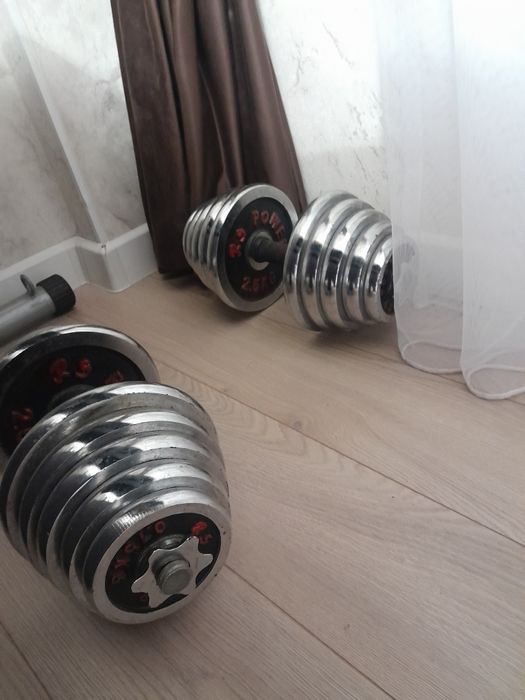 Гантели с лежаком