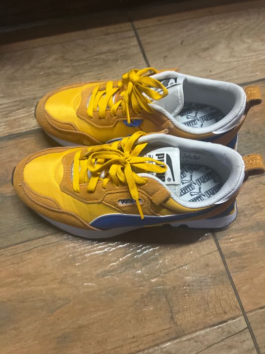 Puma blue and yellow обувки