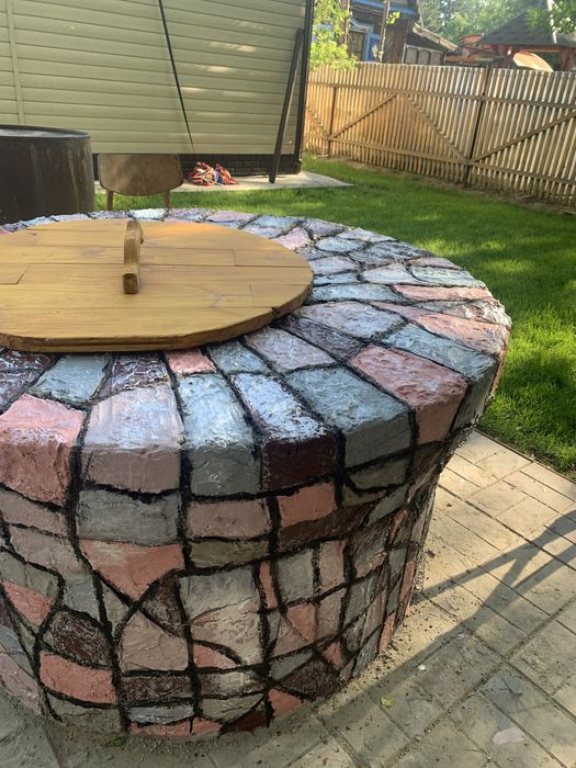 Декоративная отделка колодца