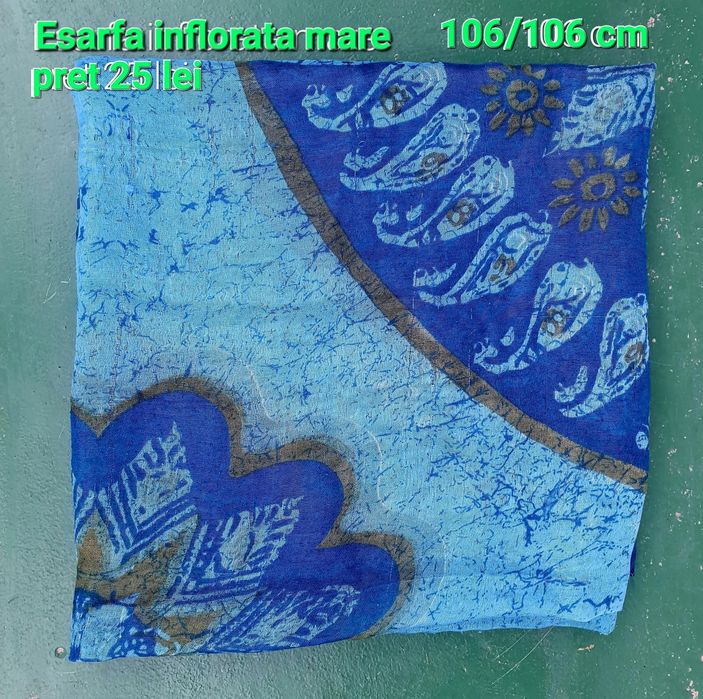 Esarfa inflorata mare