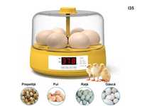 Mini incubator automat pentru 6 ouă