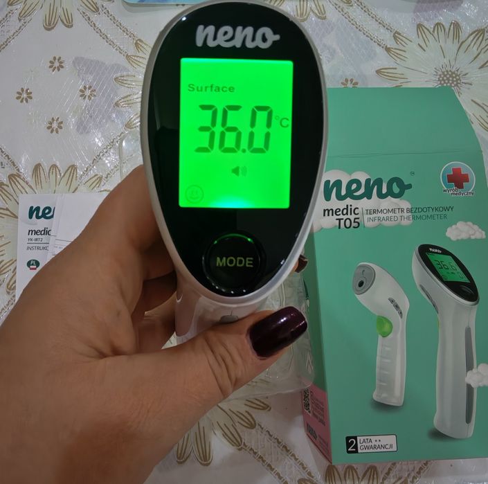 Инфрачервен безконтактен термометър Neno - Мedic T05
Neno Безконтактен