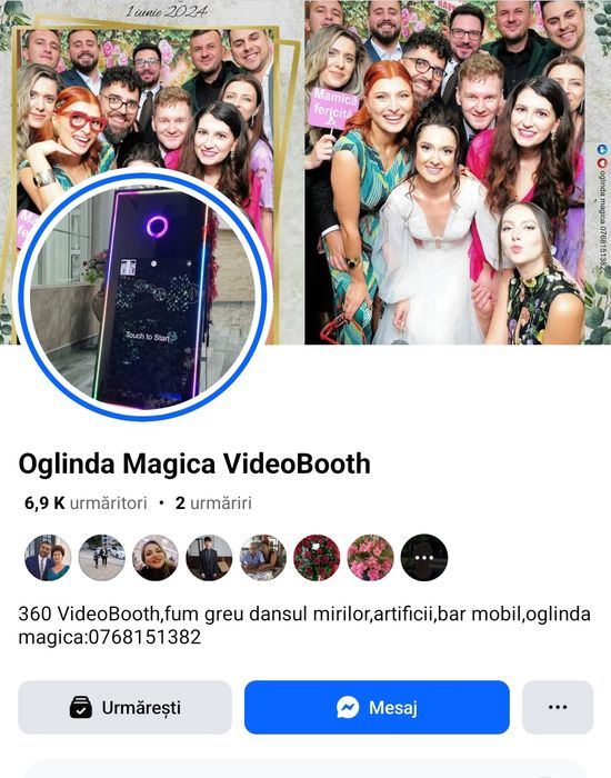 Artificii rotative,laser dans,baloane fum,Cabina foto,Oglinda,bar,sori