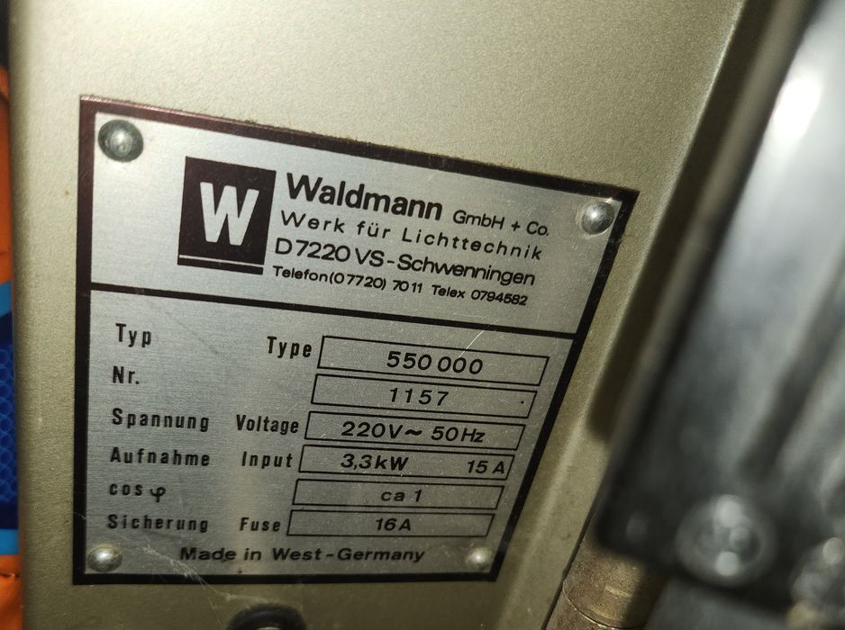 Професионален солариум Waldmann / UV кабина– Made in Germany