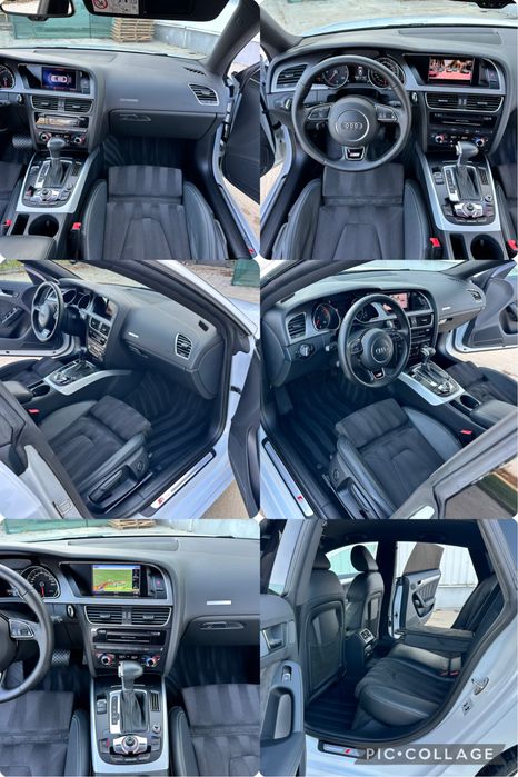 Audi A5 2.0tdi Quattro 4X4 Automat Pachet S-Line /Alb Perlat Alcantara