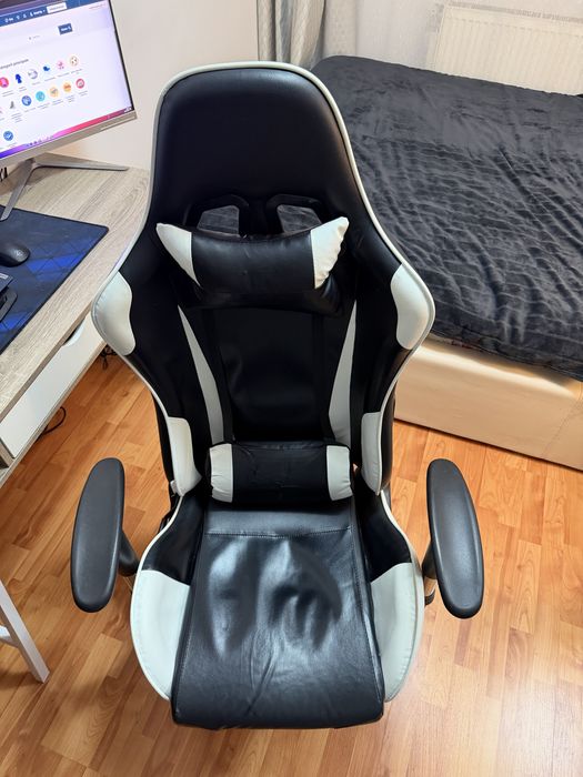 Scaun Gaming Alb