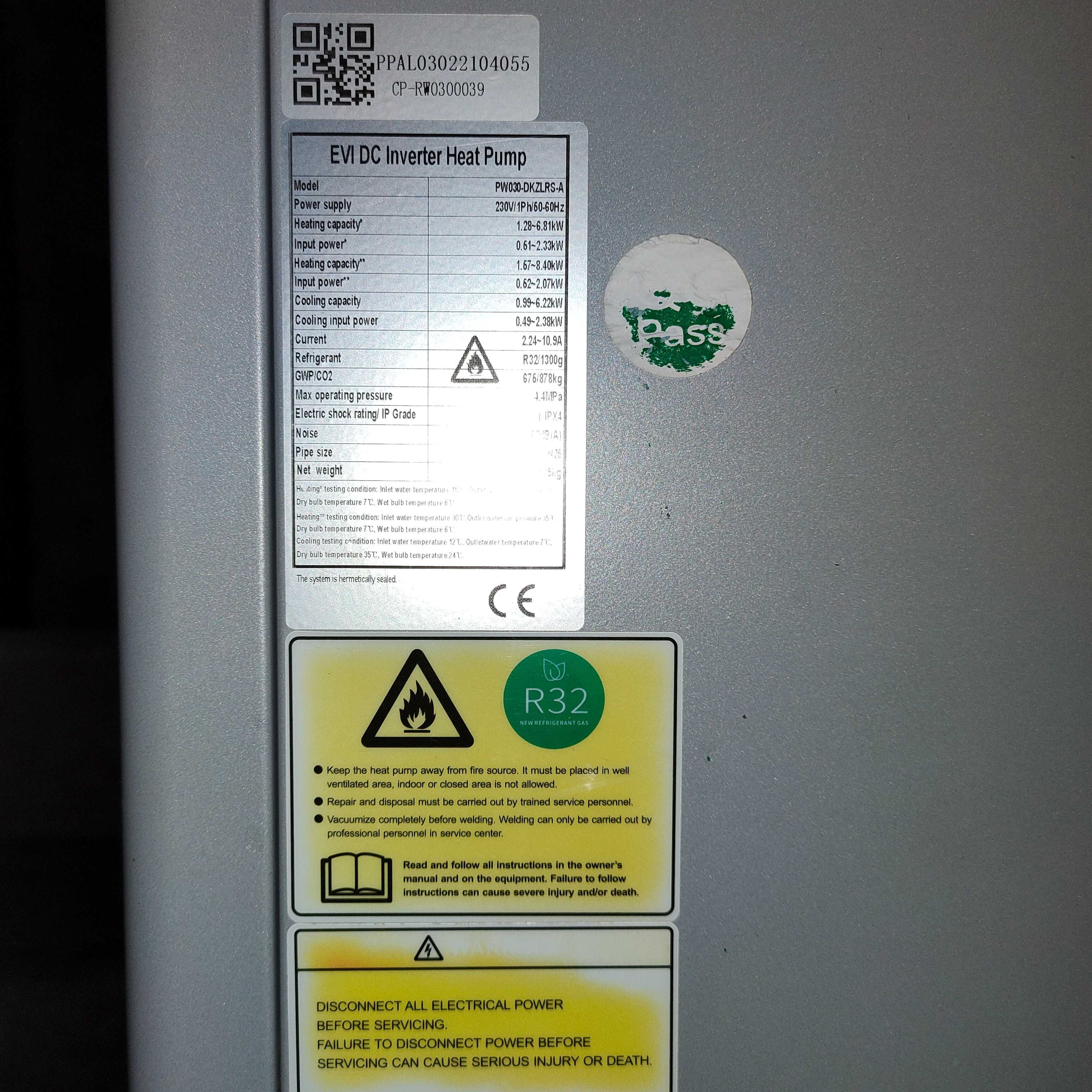 Термопомпа 9kW..