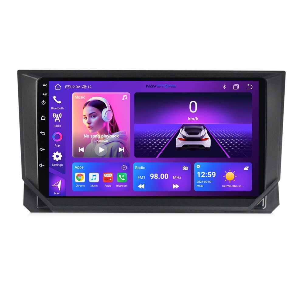 Navigatie Dedicata Seat Ibiza (2017-2025) ,9 Inch,Wi-Fi BT,Carplay