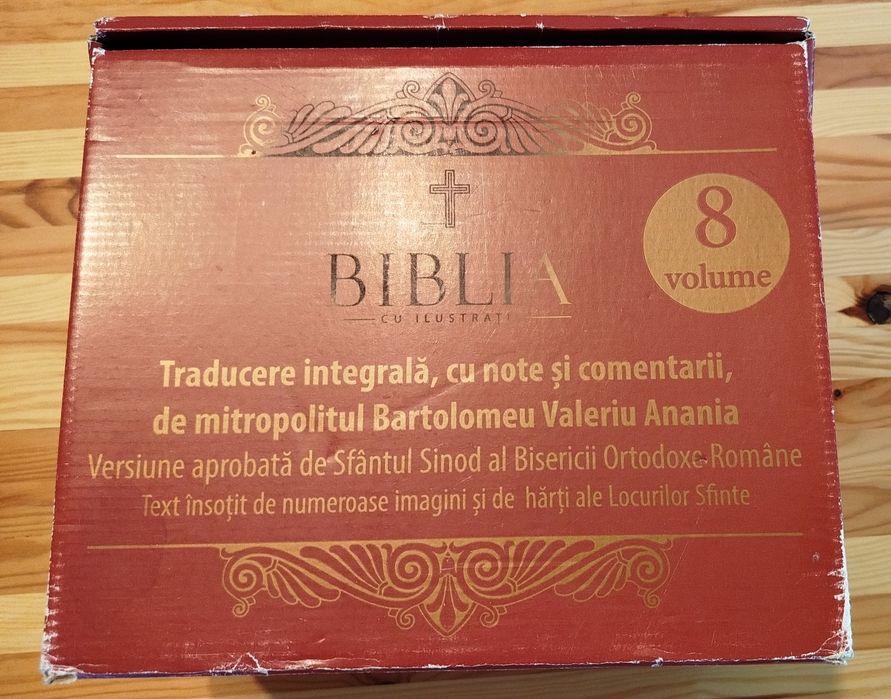 Biblia în 8 volume ilustrate, de colecție.