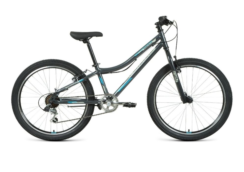 Велосипед Forward Titan 1.2 24 дюйм 2021 12 дюймов серый