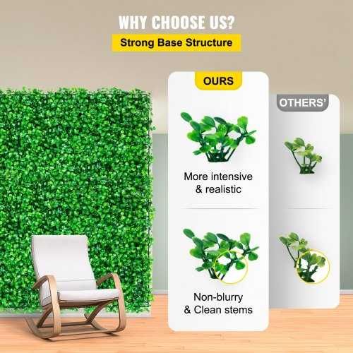 Panou Gard viu Artificial/verde/verdeata/ Perete Decorativ 60x40 cm