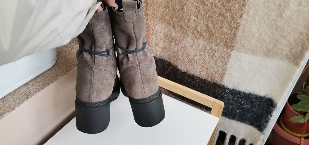 Боти Тamaris 39 н. Естествен велур