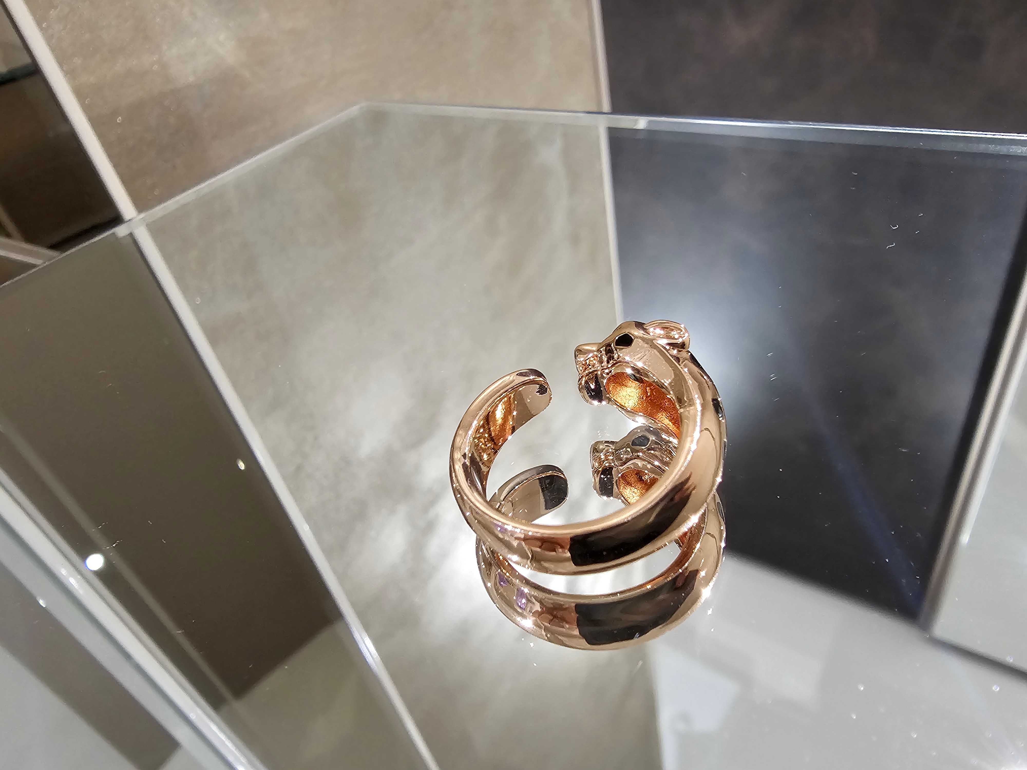 CARTIER Panthere de Cartier Rose Gold Black Дамски Пръстен