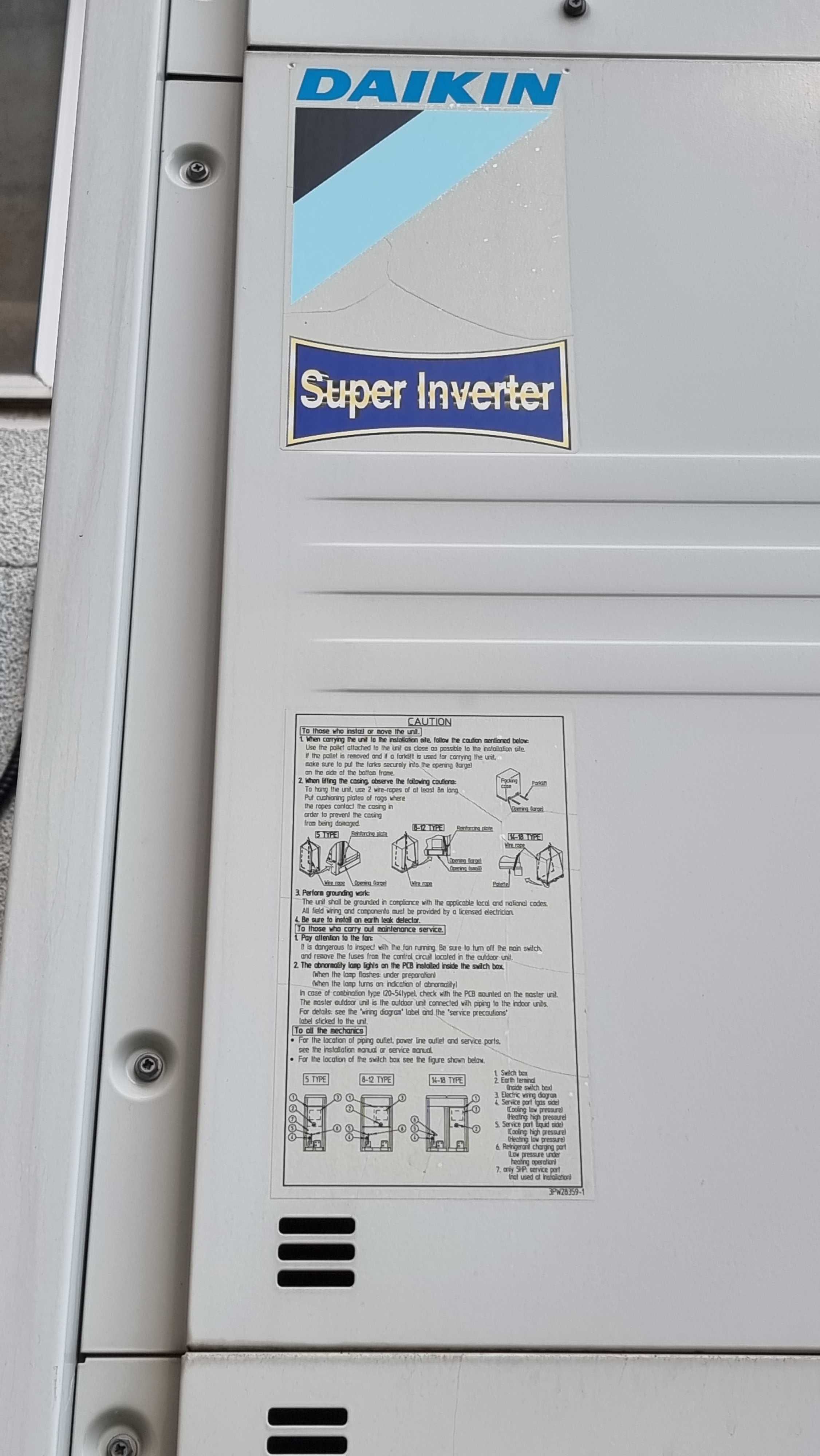 Климатична система  DAIKIN RZQ-250C7Y1B Sky Air (3ph 400v)