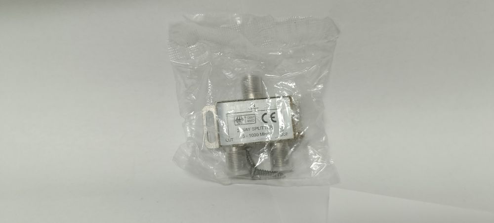 Splitter TV Coaxial 1 In 2 out