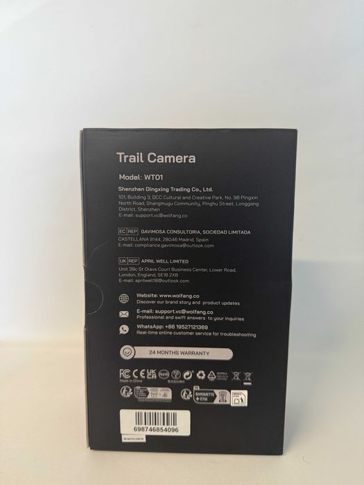 WOLFANG Wildlife Camera 48MP 4K WT01  night vision