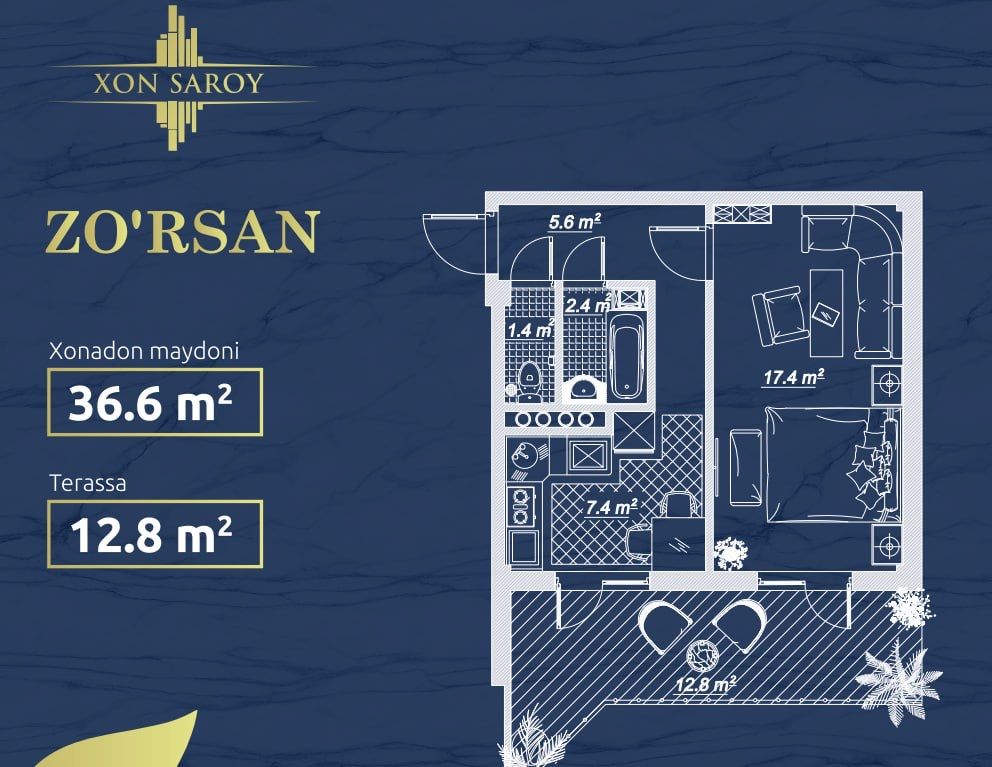 Xonsaroy Zorsan. Kvartira Sotiladi